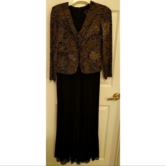 Women's Maxi Gown by Alex Evenings Size 6P EUC - Picture 1 of 10